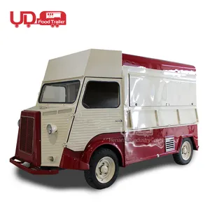 Beste Koop Volledig Uitgerust Fast Food Bus Filippijnen Retro Koffie Winkel Ijs Winkelwagen Elektrische Food Truck