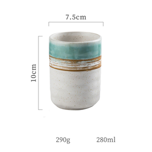 Copo De Café De Cerâmica Vintage Canecas De Cerâmica 300ml Chá Vinho Sushi Sake Cup Engraçado Família Restaurante Decoração Viagem Presente - Product Image 6