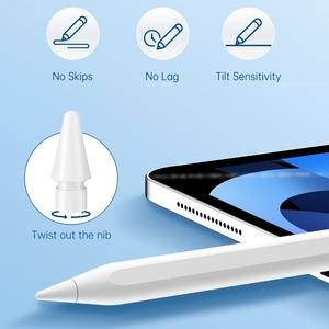 Stylet Uogic Active pour tablette avec rejet de la paume et fonction d'inclinaison, embout anti-poussière magnétique et capacitif pour <span class=keywords><strong>iPad</strong></span> - Product Image 2