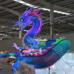 فانوس التنين لمهرجان الفوانيس، فانوس تنين واقعي مخصص من المصنع مع حركات - Product Image 1