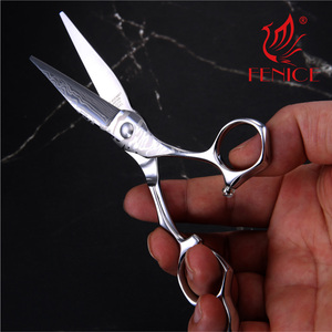 6 Inch Nhật Bản <span class=keywords><strong>VG10</strong></span> Damascus Kéo Tóc Barber Salon Làm Tóc Shears - Product Image 5
