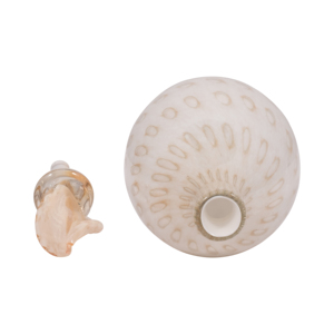 Vaso in vetro a goccia con decorazione a foglia per soggiorno, camera da letto, ufficio, tavolo - Product Image 6
