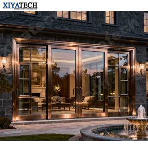 Xiyatech Thương Mại Hiện Đại Năng Lượng Hiệu Quả Văn Phòng Cửa Ra Vào Và Cửa Sổ Kính Bên Ngoài Trượt Lớn Patio Cửa Cho Nhà - Product Image 1