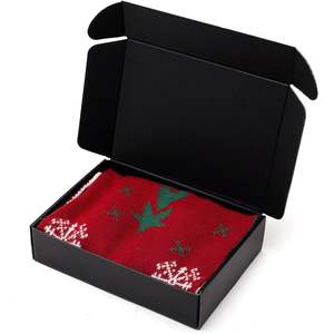 Cajas de envío negras Timirog de 9x6.5x2 pulgadas, caja de correo de cartón corrugado para pequeñas empresas con cierre de pestaña - Product Image 6