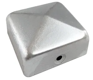 Galvanized Steel Fence Post Cap for Pipe End