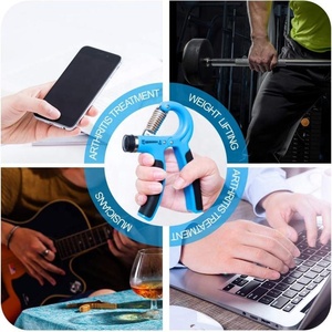 Factory Wholesale Steel Muscle Arm Trainers Hand Gripper Adjustable Resistance <b>Strength</b> <b>Training</b> Anti-Slip Grip Strengthener - Product Image 5