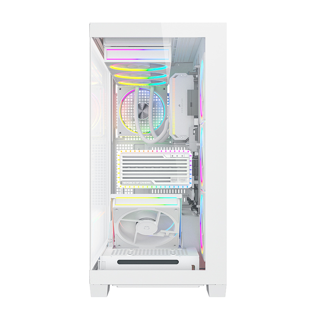 Wholesale Bulk Full Tower Atx Chassis Gabinete Pc Thick Spcc 420mm Gpu 360 Water Cooling Workstation case