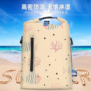 Sac à dos en TPU personnalisable grande capacité Double bretelles Simple bord de mer conception de loisirs sac d'extérieur multifonction - Product Image 2