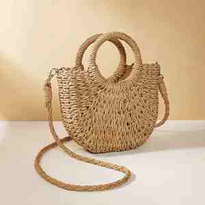 2024 Hot Sale Paper Straw Beach <b>Bag</b> <b>Small</b> Size Beach Shoulder <b>Bag</b> Straw <b>Bag</b> J0206 - Product Image 3