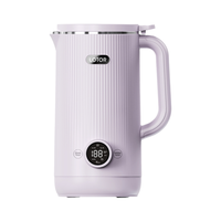 Appareil électroménager pour la préparation de lait de soja et de lait d'amande, mixeur avec moteur en cuivre pur, capacité de 600 ml, récipient en acier inoxydable