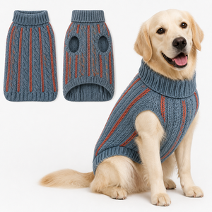 <b>Dog</b> Coat Adjustable Winter Warm Jacket for Small <b>Dogs</b> All Seasons Leisure Style Pet <b>Clothes</b> Solid Color Simple Design - Product Image 1