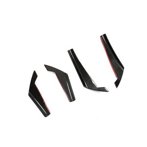 Alerones Delanteros de Fibra de Carbono Estilo RS4 para <span class=keywords><strong>Audi</strong></span> <span class=keywords><strong>A4</strong></span> RS4 2017-2019 - Product Image 4