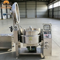 Marmite de cuisson sous vide électrique/gaz de 100L à 600L avec agitation planétaire et contrôle hydraulique automatique pour l'industrie alimentaire
