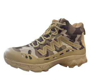 DFJB05 - Botas de Lona para Entrenamiento y Senderismo, Camuflaje de Verano, Color Caqui y Negro, Camuflaje CP, Camuflaje FG - Product Image 4