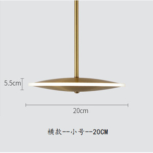 โคมไฟเพดานทรงยูเอฟโอสุดหรู สไตล์โพสต์โมเดิร์น ดีไซน์สร้างสรรค์ เรียบง่าย เหมาะสำหรับร้านกาแฟ เคาน์เตอร์บาร์ ห้องรับประทานอาหาร ห้องนอน หรือใช้ในบ้าน - Product Image 6