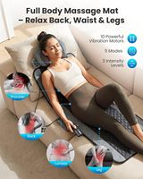 Tapis de massage complet COMFIER avec coussin de massage Shiatsu pour le cou