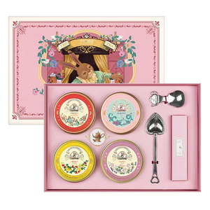 Boîte à couvercle et base rigides de qualité alimentaire avec impression dorée, emballage en carton premium pour macarons, pâtisseries, cadeaux de boulangerie - Product Image 1