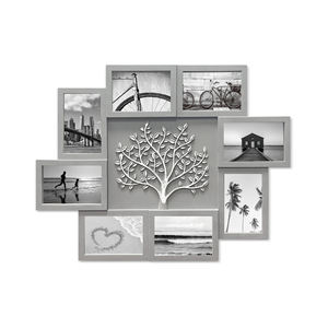 गैलरी दीवार सजावट 8 उद्घाटन 4x6 प्लास्टिक चित्र फ्रेम सेट परिवार ट्री कोलाज फोटो फ्रेम - Product Image 2