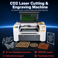 Cnc co2 6040 laser gravure machine de découpe pour bois cuir bijoux chaussures en plastique timbre laser gravé