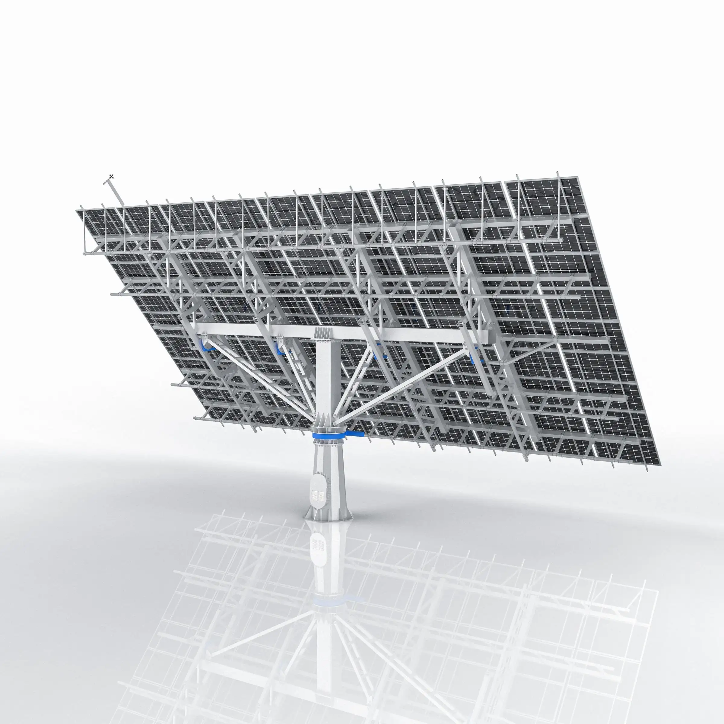 ソーラートラッカー地上マウントデュアル軸ソーラートラッキングシステム