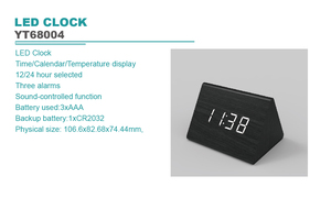 Youton nóng bán giá rẻ nhà máy cung cấp bảng đồng hồ báo thức độ chính xác cao đồng hồ kỹ thuật số - Product Image 4