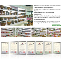 Pots de fleurs, jardinières, pots de fleurs d'intérieur, pots décoratifs pour le salon, pots en plastique
