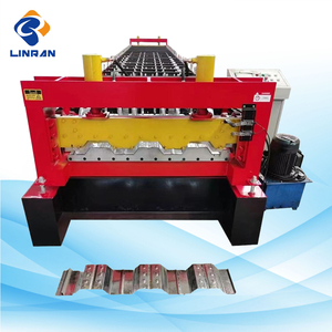 Ngói tráng men ibr lợp kim loại Tấm ốp tường tấm sàn sàn tấm cuộn hình thành dây chuyền sản xuất máy với động cơ - Product Image 4