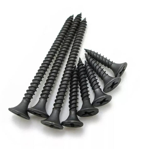 <span class=keywords><strong>Tornillo</strong></span> Autoperforante para Paneles de Yeso, Rosca Métrica Fina, Fabricación China, Suministro del Fabricante, <span class=keywords><strong>Cabeza</strong></span> Trompeta, Negro - Product Image 3