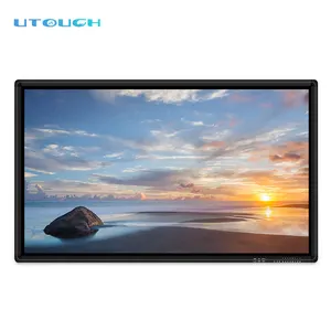 32 inç LCD 4K ekran 10 noktalı G + G dokunmatik ekran dijital ekran tabela monitör