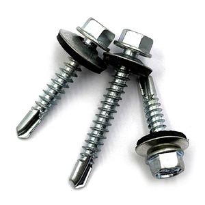 Tornillos autoperforantes Phillips de cabeza hexagonal tipo wafer para techos, tornillos de madera de cola de milano de 16 mm (pulgada) - Product Image 2