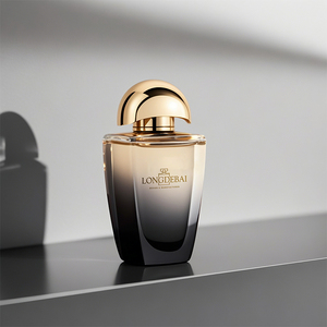 Custom Design Colored Polish Empty <b>Perfume</b> Glass <b>Bottle</b> Clear Crimp Irregular 50ml 100ml Luxury Glass <b>Perfume</b> <b>Bottle</b> with logo - Product Image 5
