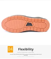 Chaussures décontractées pour hommes, essentielles pour les voyages, en tissu respirant, doublure en coton, semelle souple, à enfiler, style papa, fourniture directe d'usine