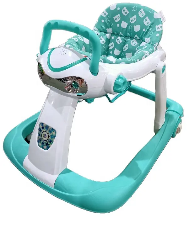 Trotteur musical simple pour bébé, apprentissage de marcher, poussoir à plis