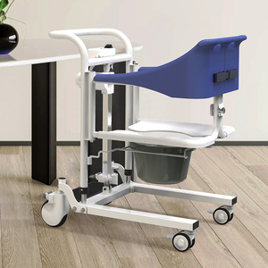 Electric Lift Transfer <b>Chair</b> for Patient Elderly 30cm Adjustable Height 180° Split Seat Removable <b>Commode</b> LED Battery Display CE - Product Image 5