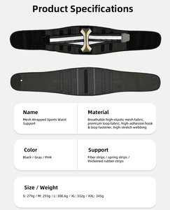 Best Selling Double <b>Compression</b> Gym Running Protect Waist Lumbar Support Belt - Product Image 6
