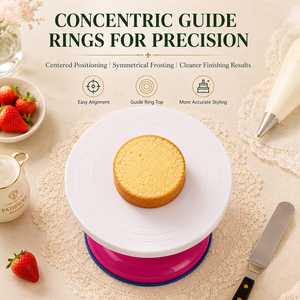 Birthday <strong>Cake</strong> DIY Set Mounting Table Turntable <strong>Cake</strong> <strong>Stand</strong> Holder Plastic Baking Tools - Product Image 3