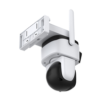 Cámara de Seguridad Solar 4G LTE, Cámara CCTV Inalámbrica 1080P, Doble Lente PTZ, Alimentada por Batería, Detección Humana por IA, Cámara para Exteriores