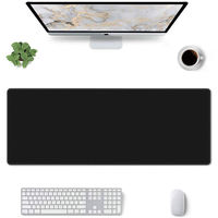 Nouvelle Tendance du Fabricant : Grand Tapis de Souris Personnalisé Noir 40*90, Tapis de Souris Vierge en Caoutchouc pour Gaming, Anti-Rayures, Style Dessin Animé
