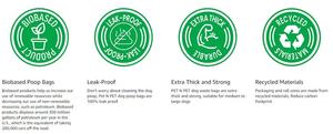 Lavender Scented Dog Poop Bags <b>Compostable</b> Leak Proof Waste Bags - Product Image 5