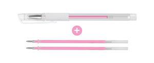 3 chiếc bút đánh dấu hình xăm màu hồng Công cụ định vị vi chạm, bút đánh dấu da lông mày - Product Image 4