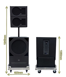 Giá bán buôn nhà sản xuất chuyên nghiệp hệ thống âm thanh 10-inch 18-inch loa với Bộ khuếch đại DSP hoạt động dòng mảng Loa - Product Image 1