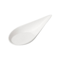 Assiette Écologique Sans PFAS, Biodégradable et Jetable, Fabriquée à Partir de Bagasse, Style Mignon en Forme de Feuille