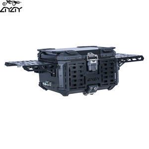 65L grande capacité pour <span class=keywords><strong>BMW</strong></span> cadre d'origine boîte supérieure multifonctionnel en alliage d'aluminium blindé étanche coffre arrière pour bagages - Product Image 1