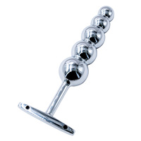 Tapón Anal de Metal, Tamaño Súper Grande, Consolador Anal de Metal, Masajeador, Juguetes Sexuales con Cuentas, Productos Sexuales para Mujeres y Hombres