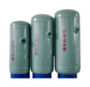 Steel cylinders for liquefied petroleum gas used in motor vehicles for filling automotive fuel