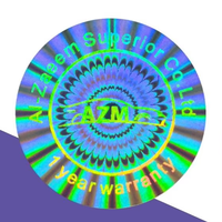 Autocollants et étiquettes holographiques personnalisés imprimés en 3D, adhésifs, en PET, avec fonctions de sécurité, logo personnalisé, pour cadeaux et artisanat