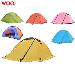 Woqi Groothandel Lichtgewicht 4 Seizoen Draagbare Waterdichte 2 Persoon Camping Tent