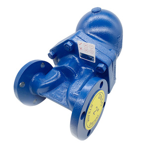 Válvula de Bola de Ahorro de Energía con Brida Flotante de Hierro Dúctil Mecánico FT43 para Drenaje de Agua, Aceite y Gas - Product Image 1