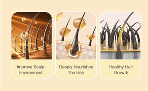 Nhãn Hiệu Riêng Sulfate Miễn Phí Hữu Cơ Tự Nhiên Thuần Chay Hương Thảo Dầu Dầu Gội Đầu Tăng Trưởng Tóc Dầu Gội Đầu Và Điều Thiết Lập Cho Phụ Nữ - Product Image 4