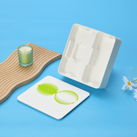 Boîte d'emballage en pulpe moulée biodégradable en gros pour lunettes intelligentes IA et verre trempé mobile – Emballage en pulpe moulée